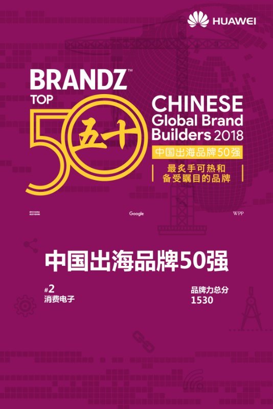 《BrandZ中國(guó)出海五十強(qiáng)》發(fā)布，華為增速最快